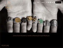 Tablet Screenshot of dirtyhandsjewelry.com